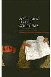 According to the Scriptures?