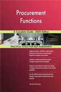 Procurement Functions A Complete Guide - 2020 Edition