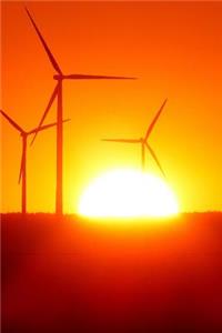 Three Windmills and the Sun Setting Journal
