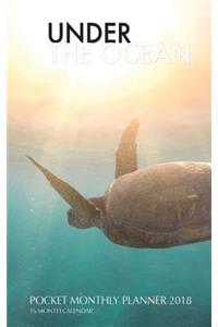 Under the Ocean Pocket Monthly Planner 2018