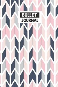 Bullet Journal: Minimalist Pattern - Blank Bullet Journal Notebook with 0.25 Dot Grid Notebook - For Planner, Sketch, Budget, Monthly and Etc.