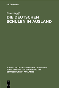 Die Deutschen Schulen Im Ausland