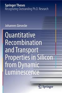 Quantitative Recombination and Transport Properties in Silicon from Dynamic Luminescence
