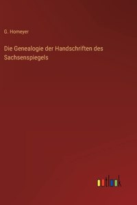 Die Genealogie der Handschriften des Sachsenspiegels