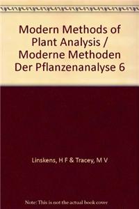 MODERN METHODS OF PLANT ANALYSIS MODE