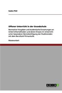 Offener Unterricht in der Grundschule
