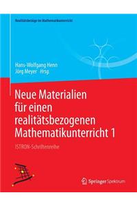 Neue Materialien Für Einen Realitätsbezogenen Mathematikunterricht 1