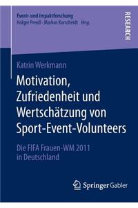 Motivation, Zufriedenheit Und Wertschätzung Von Sport-Event-Volunteers