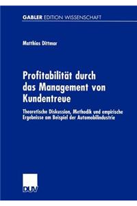 Profitabilität durch das Management von Kundentreue