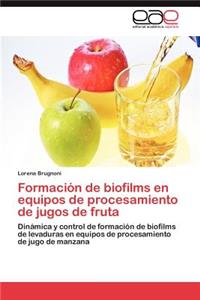 Formación de biofilms en equipos de procesamiento de jugos de fruta