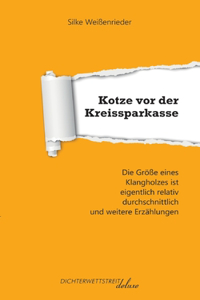 Kotze vor der Kreissparkasse