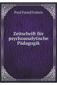 Zeitschrift Für Psychoanalytische Pädagogik