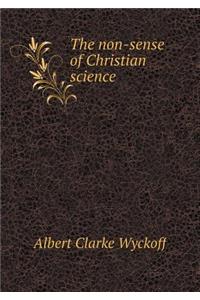 The non-sense of Christian science