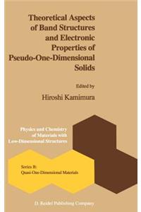 Theoretical Aspects of Band Structures and Electronic Properties of Pseudo-One-Dimensional Solids