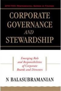 Corporate Governance and Stewardship