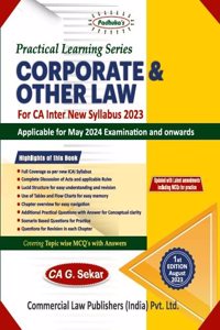 Practical Learning Series Corporate and Other Law for CA Inter New Syllabus 2023