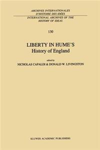 Liberty in Hume's History of England