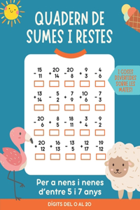 Quadern de sumes i restes