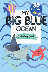 My BIG BLUE OCEAN COLORING BOOK