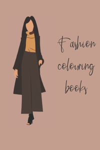 Fashion colouring books