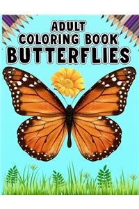 Adult Coloring Book - Butterflies