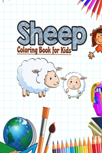 Sheep Coloring Book for Kids