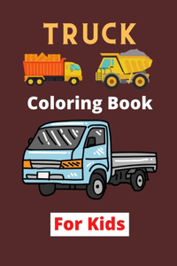 Truck Coloring Book For Kids