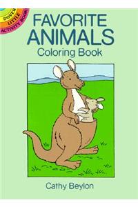 Favorite Animals Coloring Book