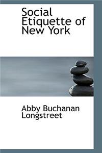 Social Etiquette of New York