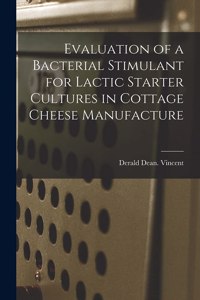 Evaluation of a Bacterial Stimulant for Lactic Starter Cultures in Cottage Cheese Manufacture