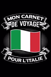 Mon Carnet de Voyage pour L'Italie