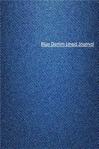 Blue Denim Lined Journal