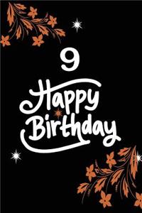 9 happy birthday