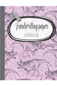 Handwriting paper notebook