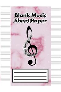 Blank Music Sheet Paper