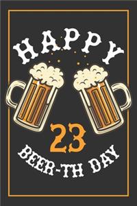 23rd Birthday Notebook