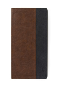 CSB Men of Character Bible, Brown/Black Leathertouch, Indexed