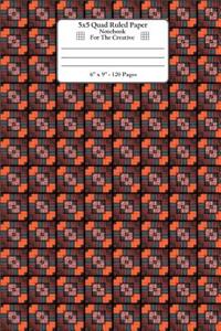 5x5 Quad Ruled Paper Notebook For The Creative