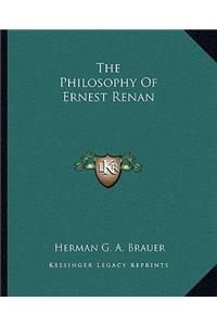 Philosophy of Ernest Renan