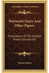 Wariston's Diary and Other Papers