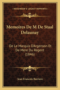Memoires De M De Staal Delaunay
