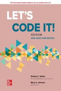 ISE Let's Code It! ICD-10-CM 2019-2020 Code Edition