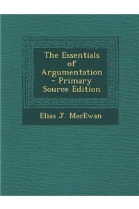 Essentials of Argumentation