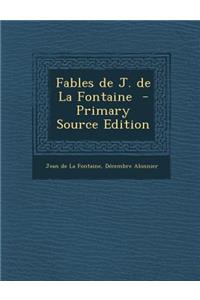 Fables de J. de La Fontaine