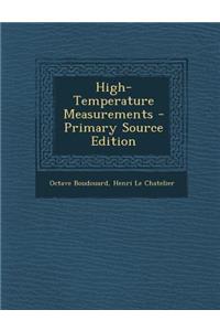 High-Temperature Measurements