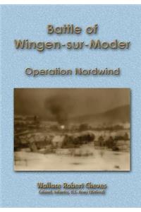 The Battle of Wingen-sur-Moder