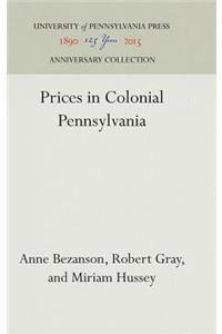 Prices in Colonial Pennsylvania