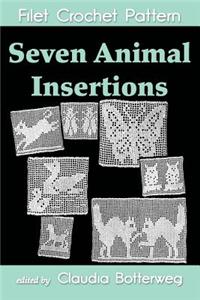 Seven Animal insertions Filet Crochet Pattern