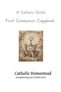 Catholic Child's First Communion Copybook