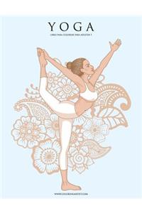 Yoga libro para colorear para adultos 1